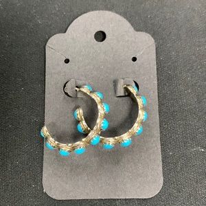 Vintage 925 Sterling Silver & Turquoise Earrings